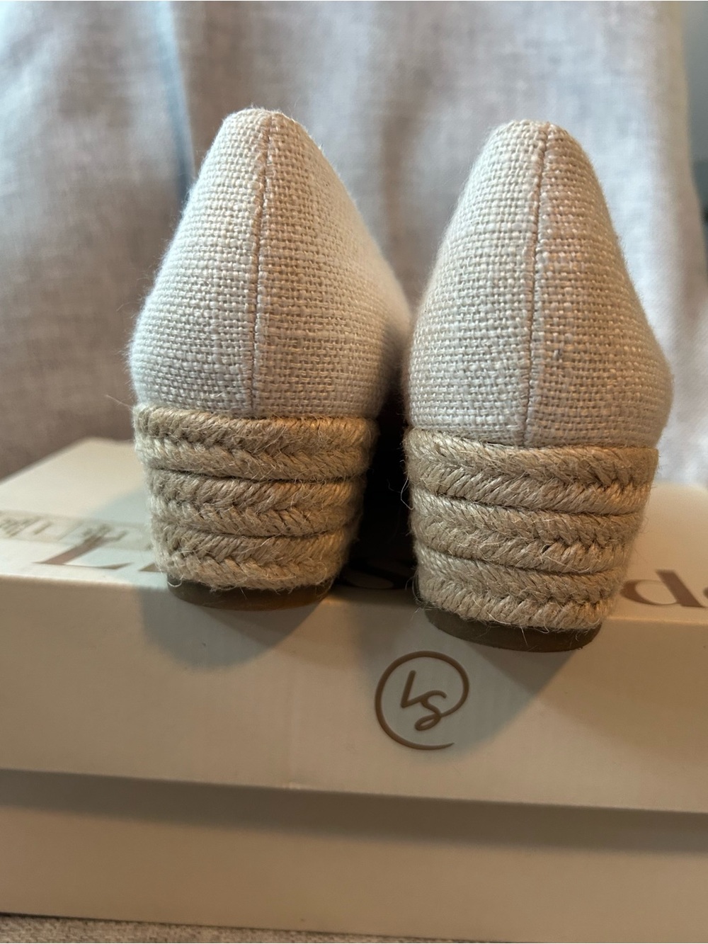 Life Stride Cream Espadrille Slip-On Flats - Picture 2 of 6